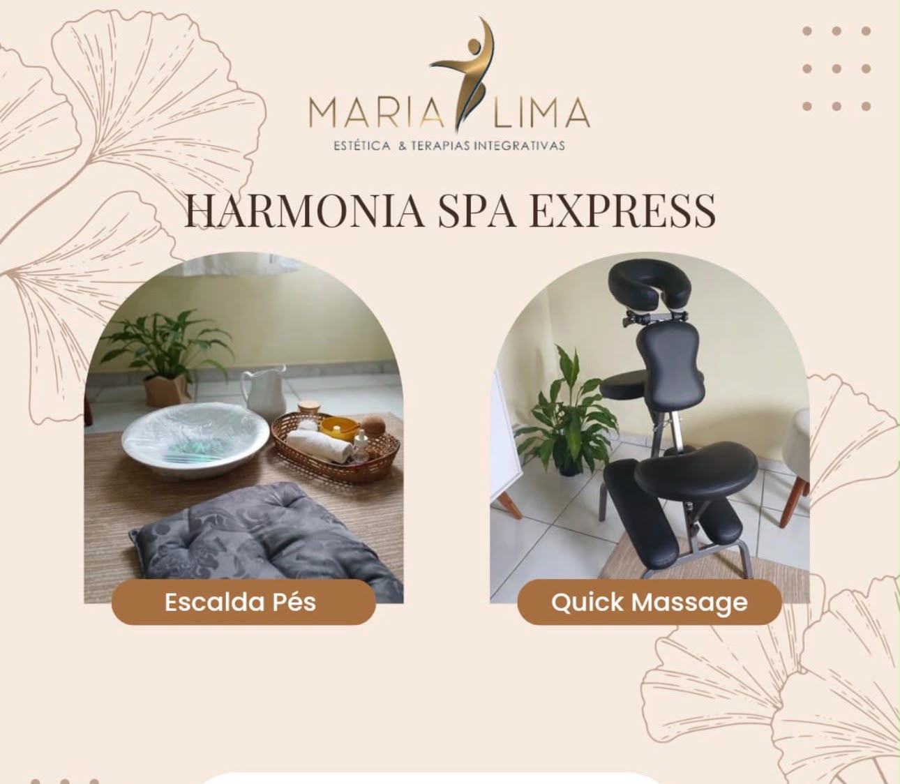 Harmonia Spa Express — Escalda Pés e Quick Massage